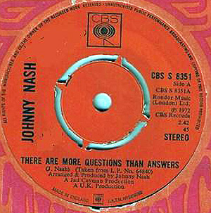 Johnny Nash - There Are More Questions Than Answers