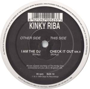 KINKY RIBA - I AM THE DJ