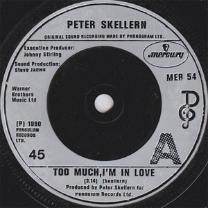 Peter Skellern - Too Much Im In Love