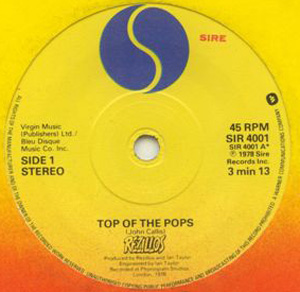 Rezillos - Top Of The Pops