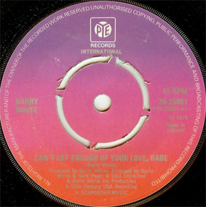 Barry White - Cant Get Enough Of Your Love Babe