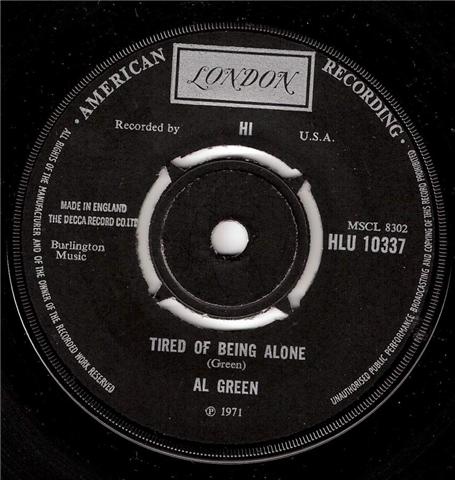 Al Green - Tired Of Being Alone  Right Now Right Now