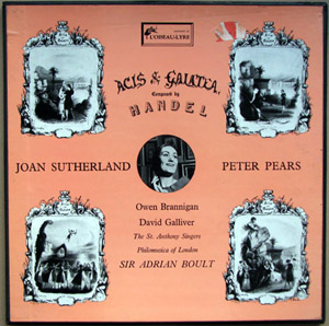 Handel  Boult  Sutherrland - Acis  Galatea