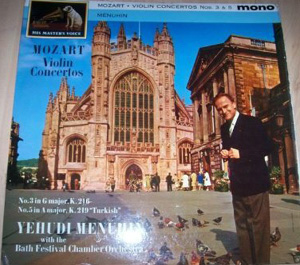 Mozart  Yehudi Menuhin  Bath Fest Orch - Violin Concertos Nos 3 and 5