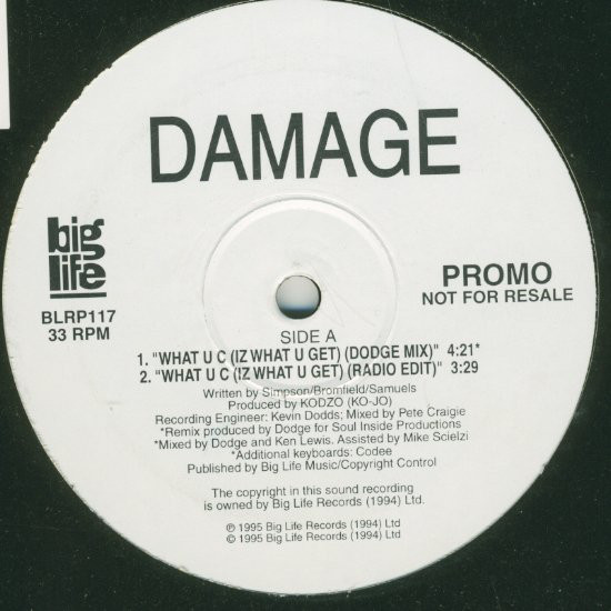 Damage - What U C Iz What U Get