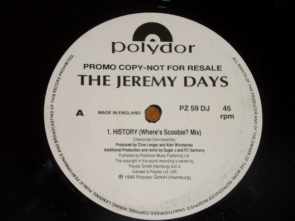 Jeremy Days The - History Wheres Scoobie Mix