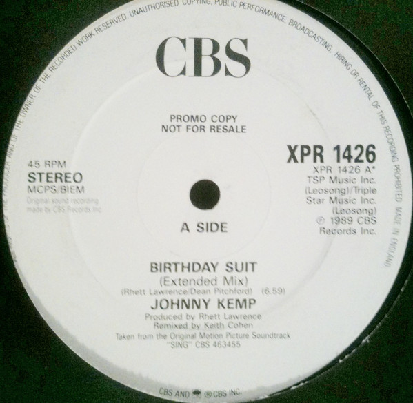 Johnny Kemp - Birthday Suit
