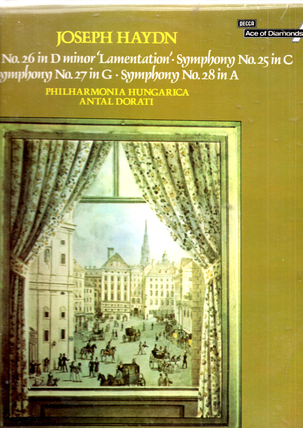 Joseph Haydn Philharmonia Hungarica - Symphony No 26 In D Minor Lamentation