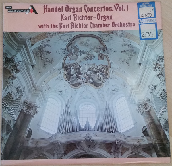 Handel Karl Richter - Organ Concertos Vol 1