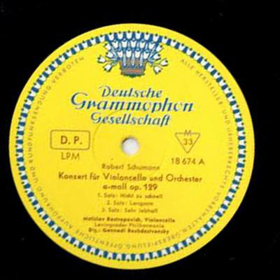 Schumann/Tschaikowsky-Rostropovich -Rozhdestvensky - Cellokonzert A-Moll / Rokoko-Variationen