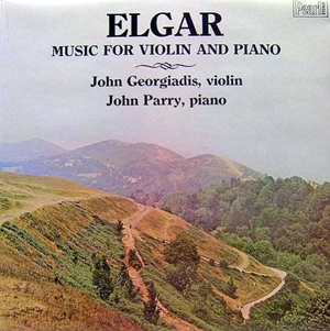 Elgar John Georgiadis John Parry - Music For Violin And Piano