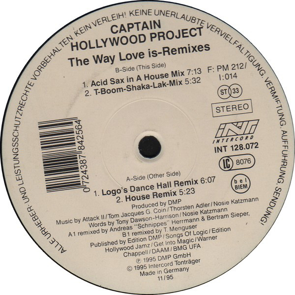 Captain Hollywood Project - The Way Love Is (Remixes)