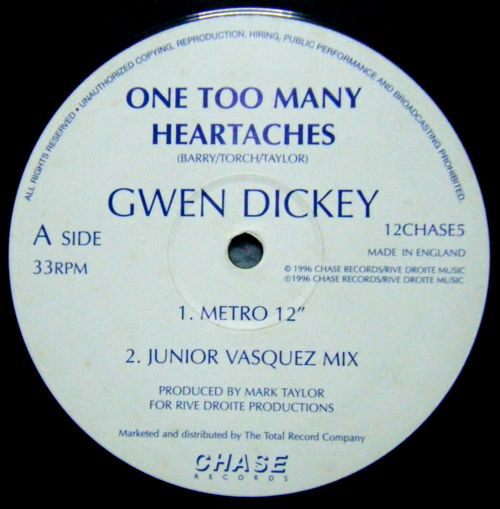 Gwen Dickey - One Too Many Heartaches
