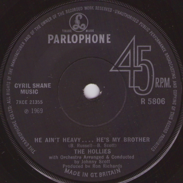 Hollies The - He Aint Heavy Hes My Brother