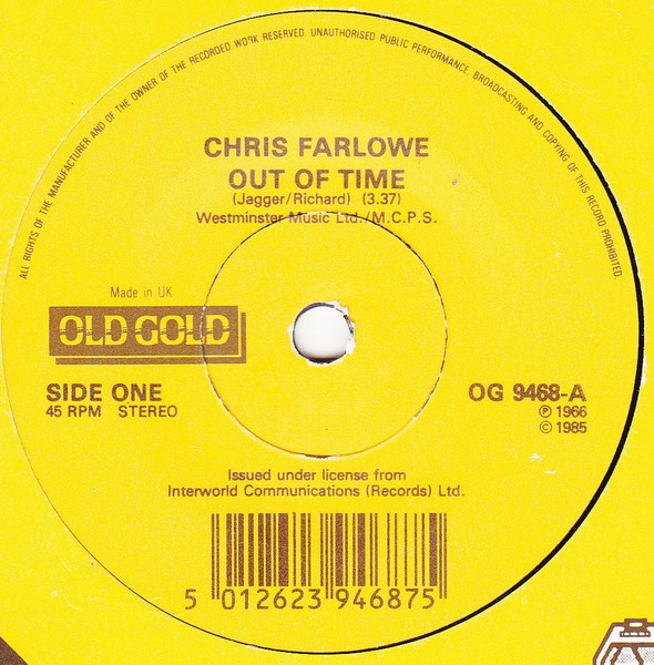 Chris Farlowe - Out Of Time  Think