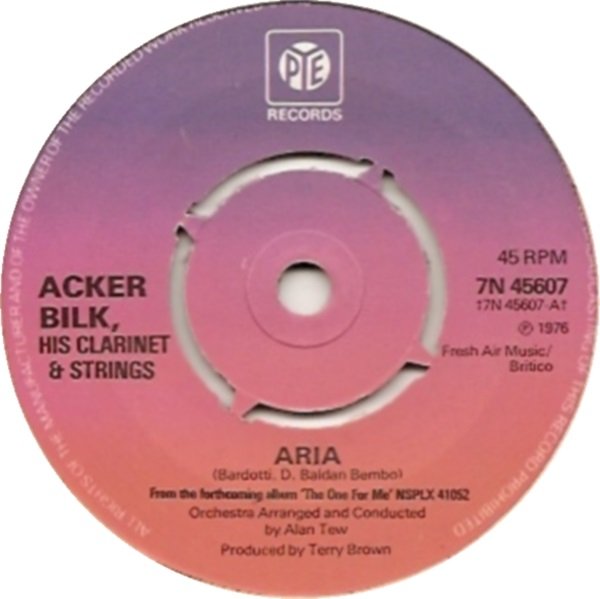 Acker Bilk His Clarinet  Strings - Aria