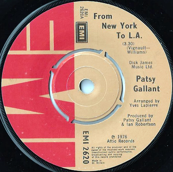 Patsy Gallant - From New York To LA