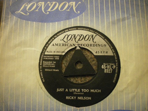 Ricky Nelson - Just A Little Too Much  Sweeter Than You