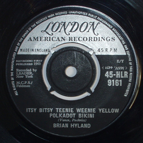 Brian Hyland - Itsy Bitsy Teenie Weenie Yellow Polkadot Bikini
