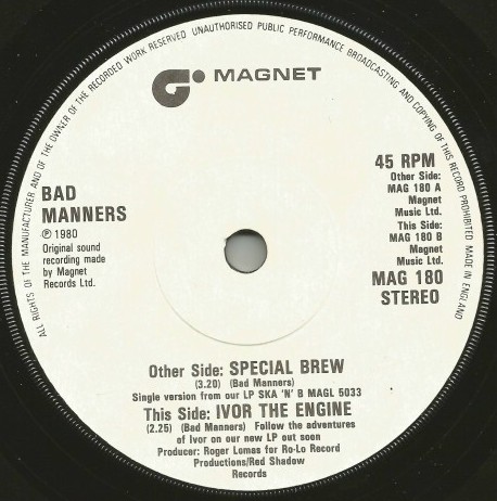 Bad Manners - Special Brew