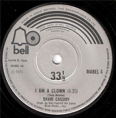 David Cassidy - I Am A Clown