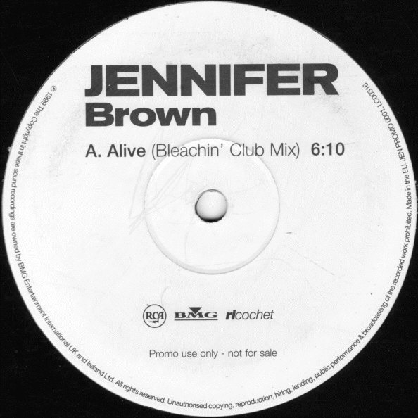 Jennifer Brown - Alive  Bleachin Mixes