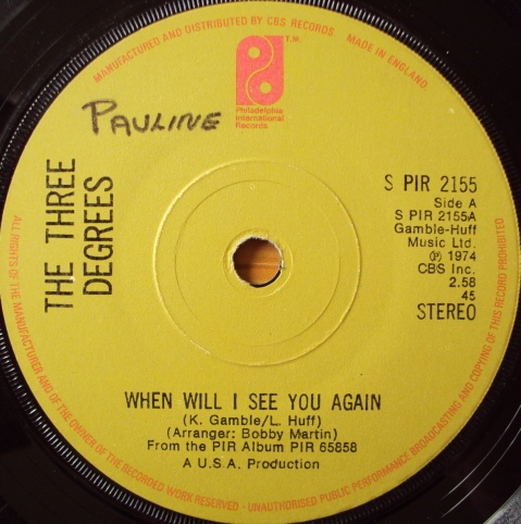 Three Degrees The - When Will I See You Again