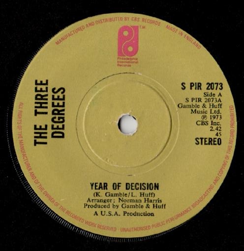 Three Degrees The - Year Of Decision