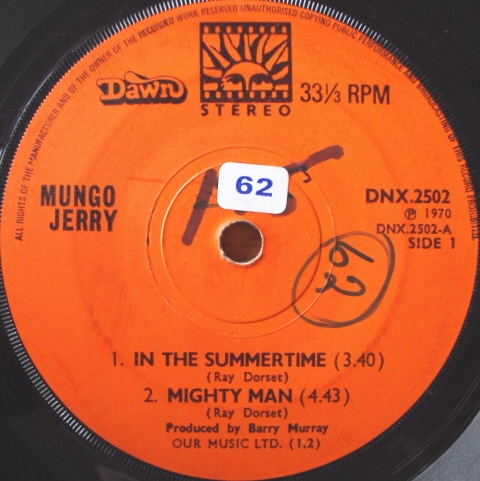 Mungo Jerry  - In The Summertime  Mighty Man