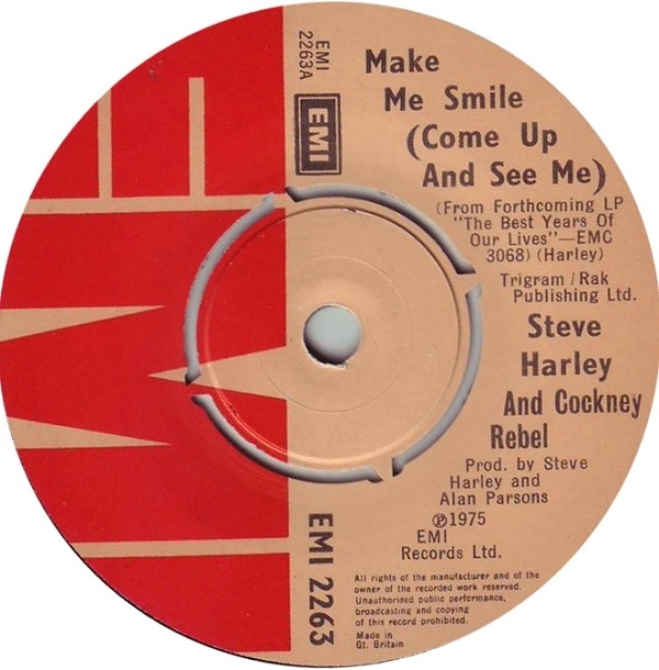 Steve Harley And Cockney Rebel - Make Me Smile Come Up And See Me