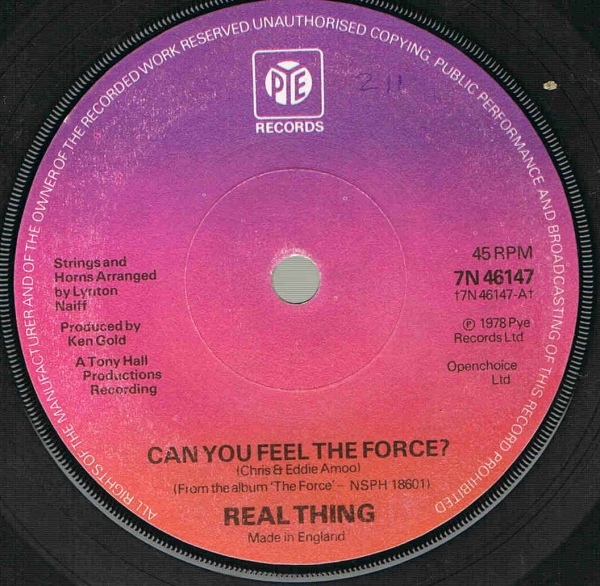 Real Thing - Can You Feel The Force