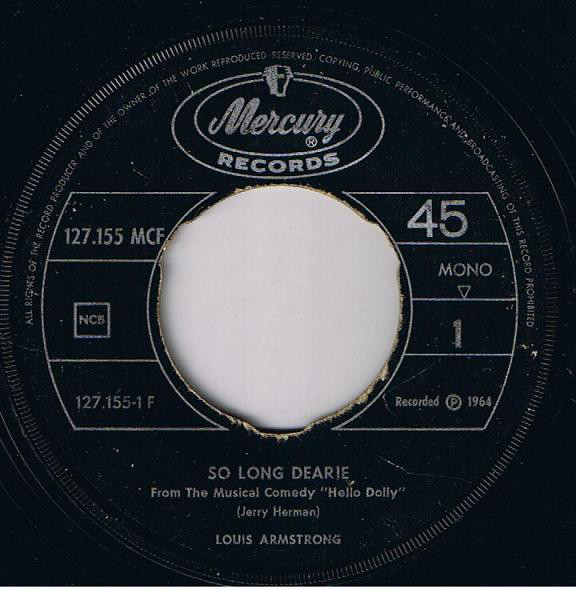 Louis Armstrong - So Long Dearie  Pretty Little Missy