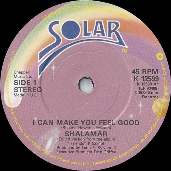 Shalamar - I Can Make You Feel Good  Help Me