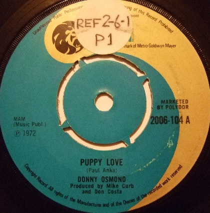 Donny Osmond - Puppy Love