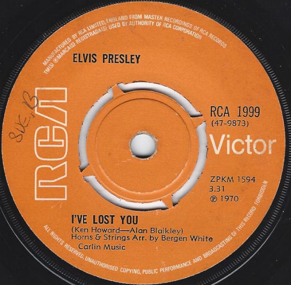 Elvis Presley - Ive Lost You