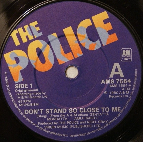 Police The - Dont Stand So Close To Me