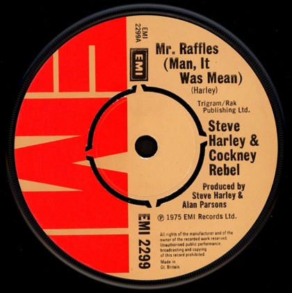 Steve Harley  Cockney Rebel - Mr Raffles Man It Was Mean