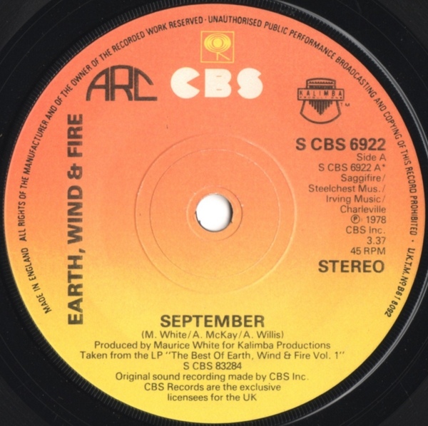 Earth Wind  Fire - September