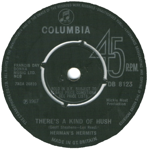 Hermans Hermits - Theres A Kind Of Hush