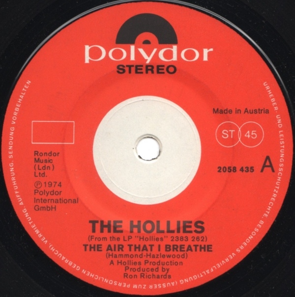 Hollies The - The Air That I Breathe