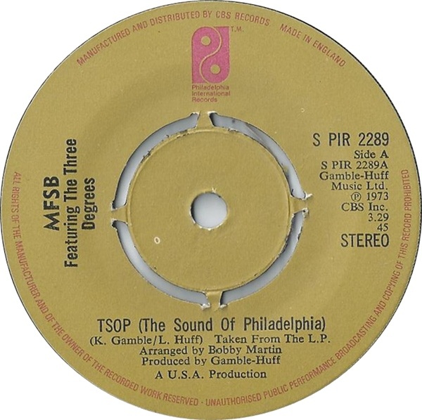 MFSB Featuring Three Degrees The - TSOP The Sound Of Philadelphia