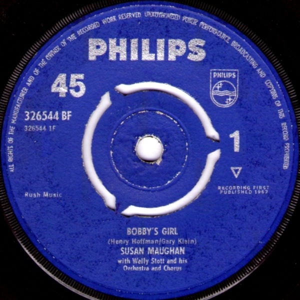 Susan Maughan With Wally Stott - Bobbys Girl