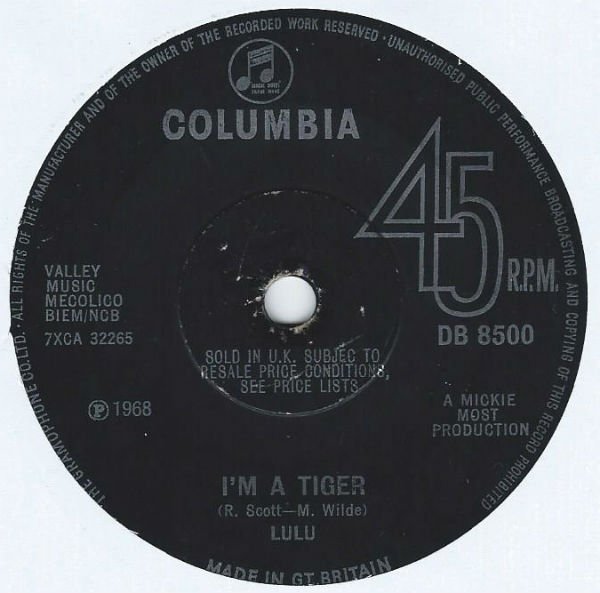 Lulu - Im A Tiger