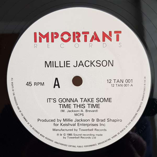 MILLIE JACKSON - ITS GONNA TAKE SOME TIME THIS TIME