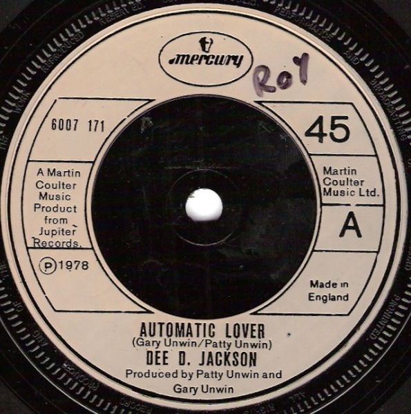 Dee D Jackson - Automatic Lover
