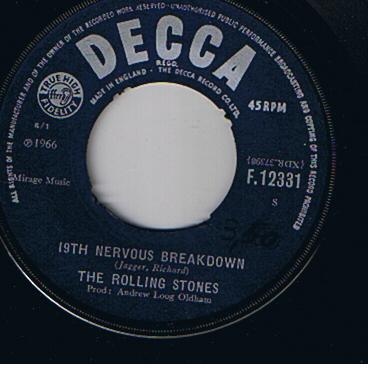 Rolling Stones, The - 19th Nervous Breakdown / As Tears Go By