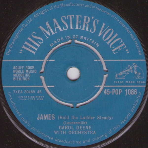 Carol Deene -  James Hold The Ladder Steady