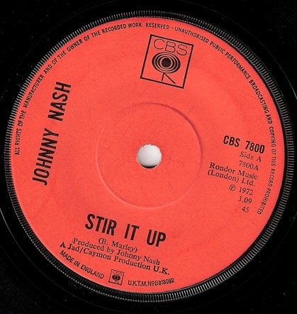 Johnny Nash - Stir It Up  Cream Puff