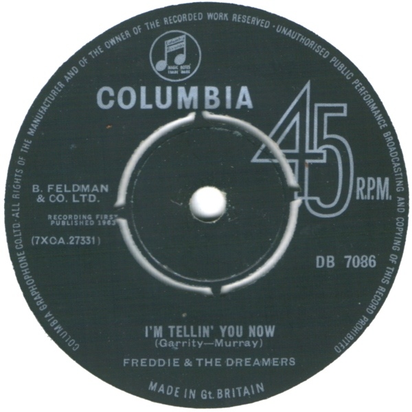 Freddie  The Dreamers - Im Telling You Now