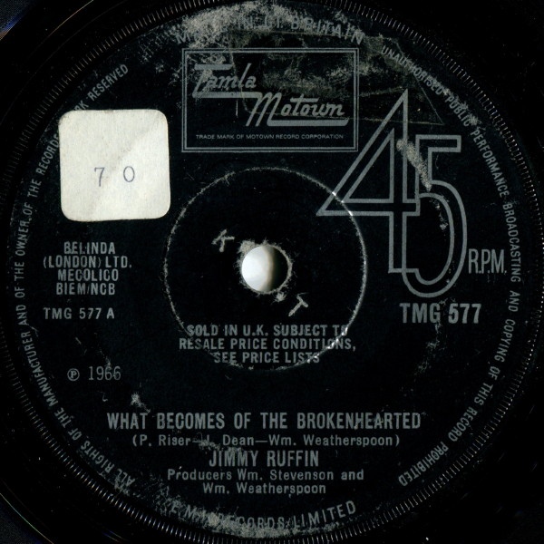 Jimmy Ruffin - What Becomes Of The Brokenhearted
